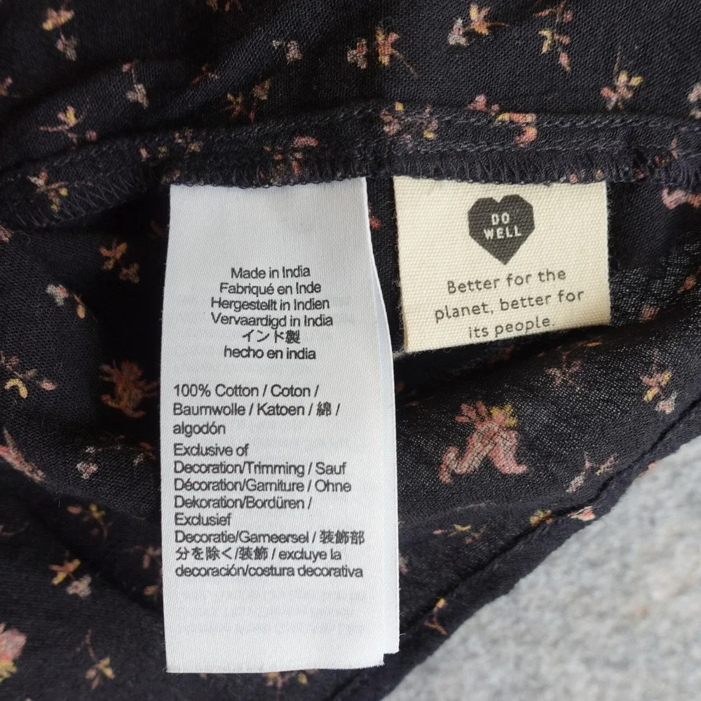 Madewell smocked puff